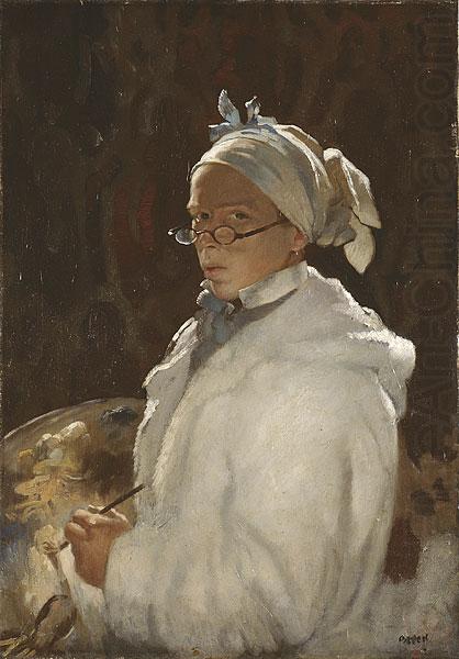 William Orpen Self-portrait with glasses china oil painting image